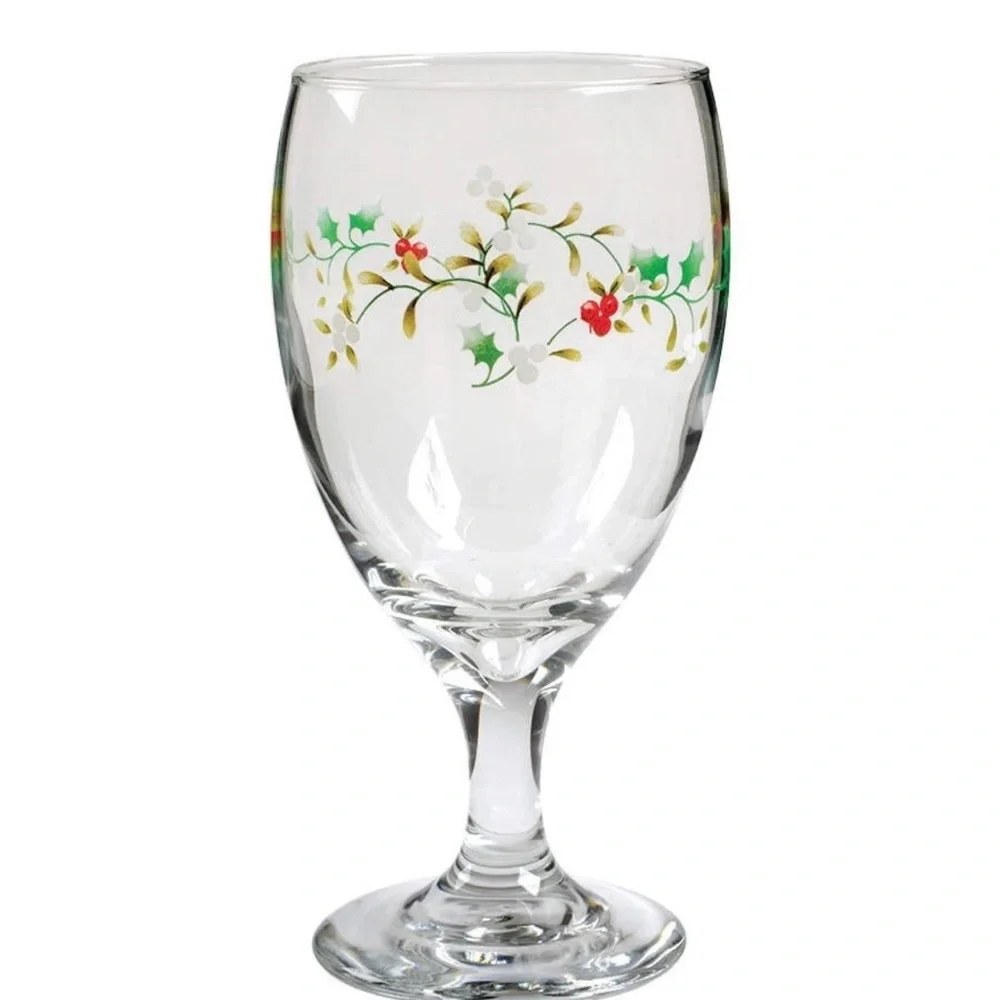 Pfaltzgraff Winterberry 16 oz.Iced Tea Glass Water Goblet Discontinued 5423294